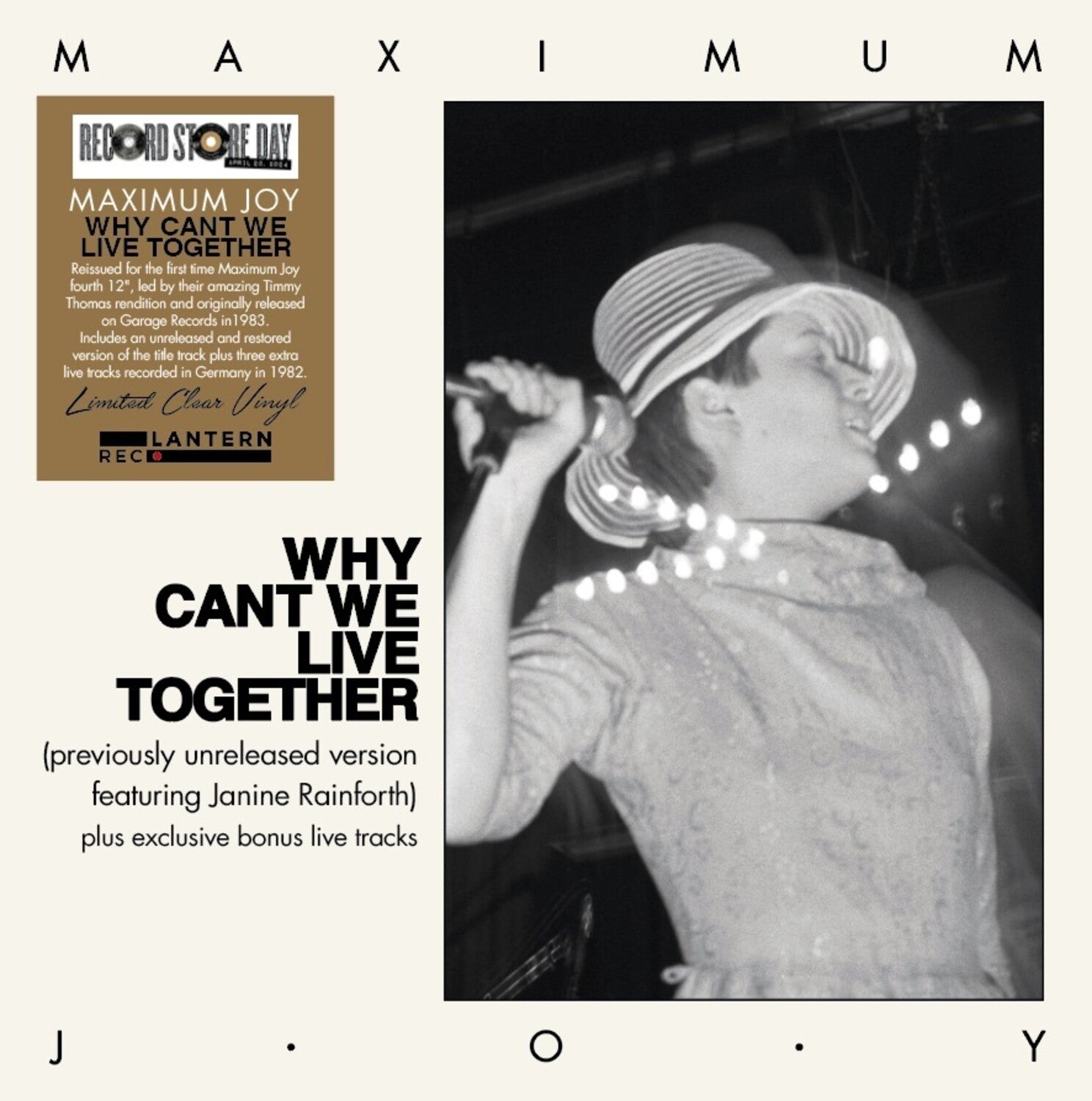 Maximum Joy - Why Can't We Live Together (Clear Vinyl)