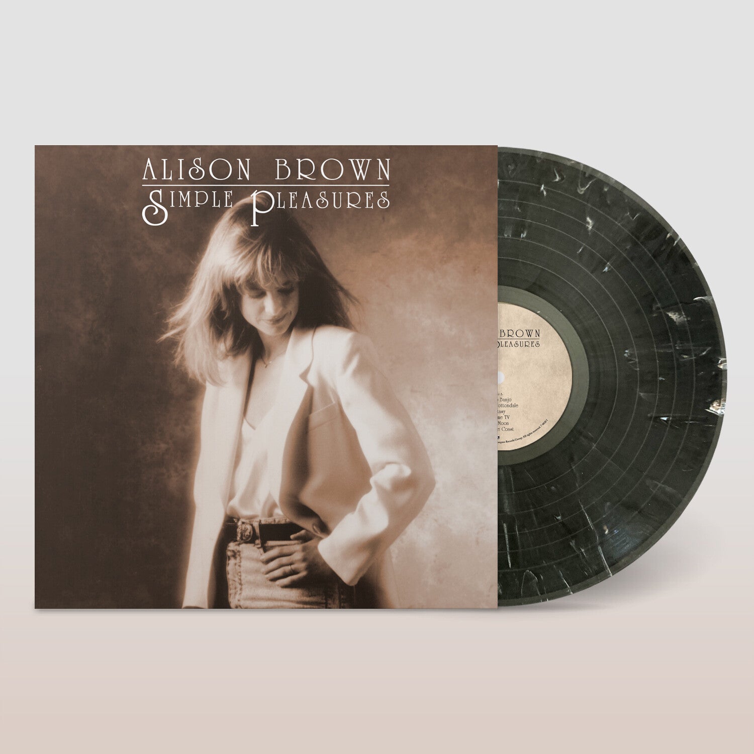Alison Brown - Simple Pleasures Black & White Swirl (Reissue)
