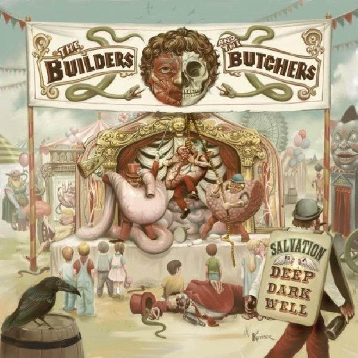 Builders & Butchers - Salvation Is A Deep Dark Well (Blue Vinyl)
