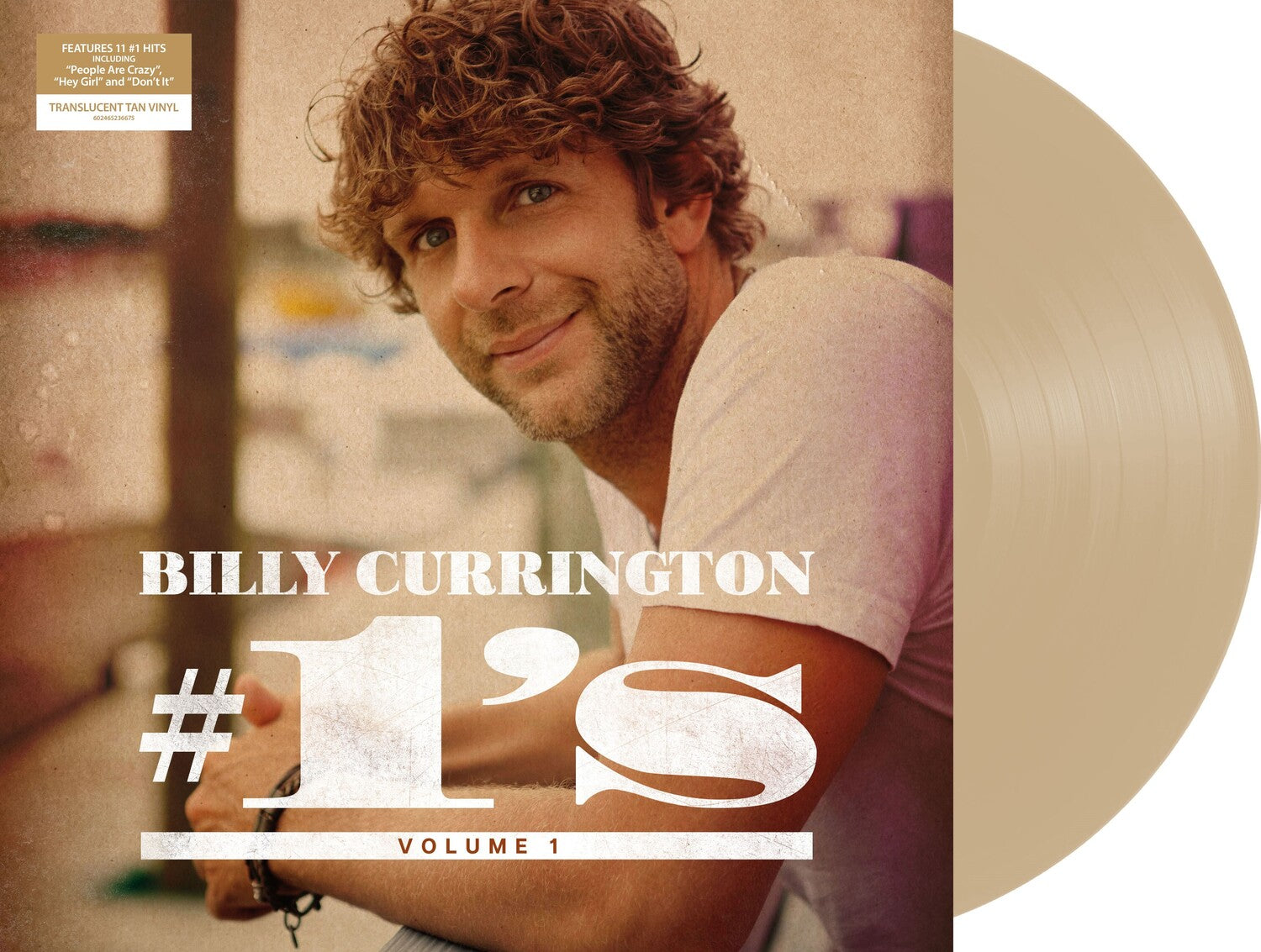 Billy Currington - #1's - Volume 1 (Clear Vinyl)