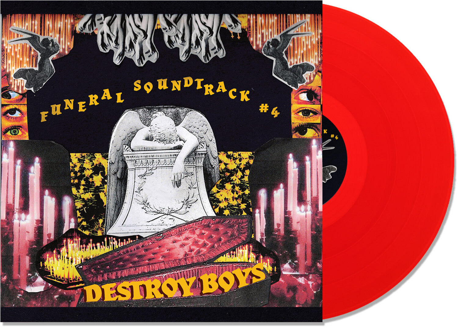Destroy Boys - Funeral Soundtrack #4 - Transparent Red (Red Vinyl)