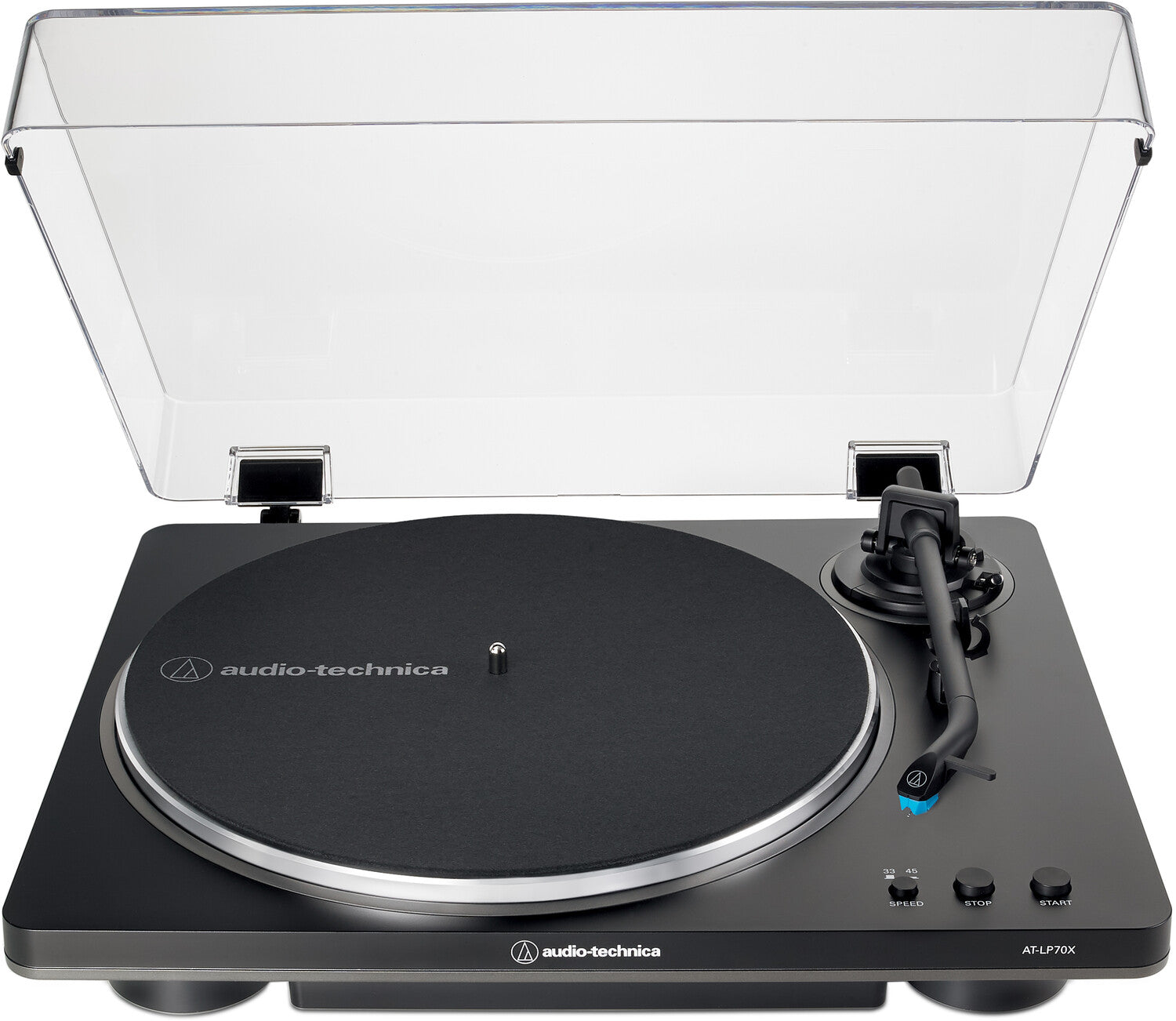 Audio Technica AT-LP70X-B Turntable Fully Automatic Belt-Drive