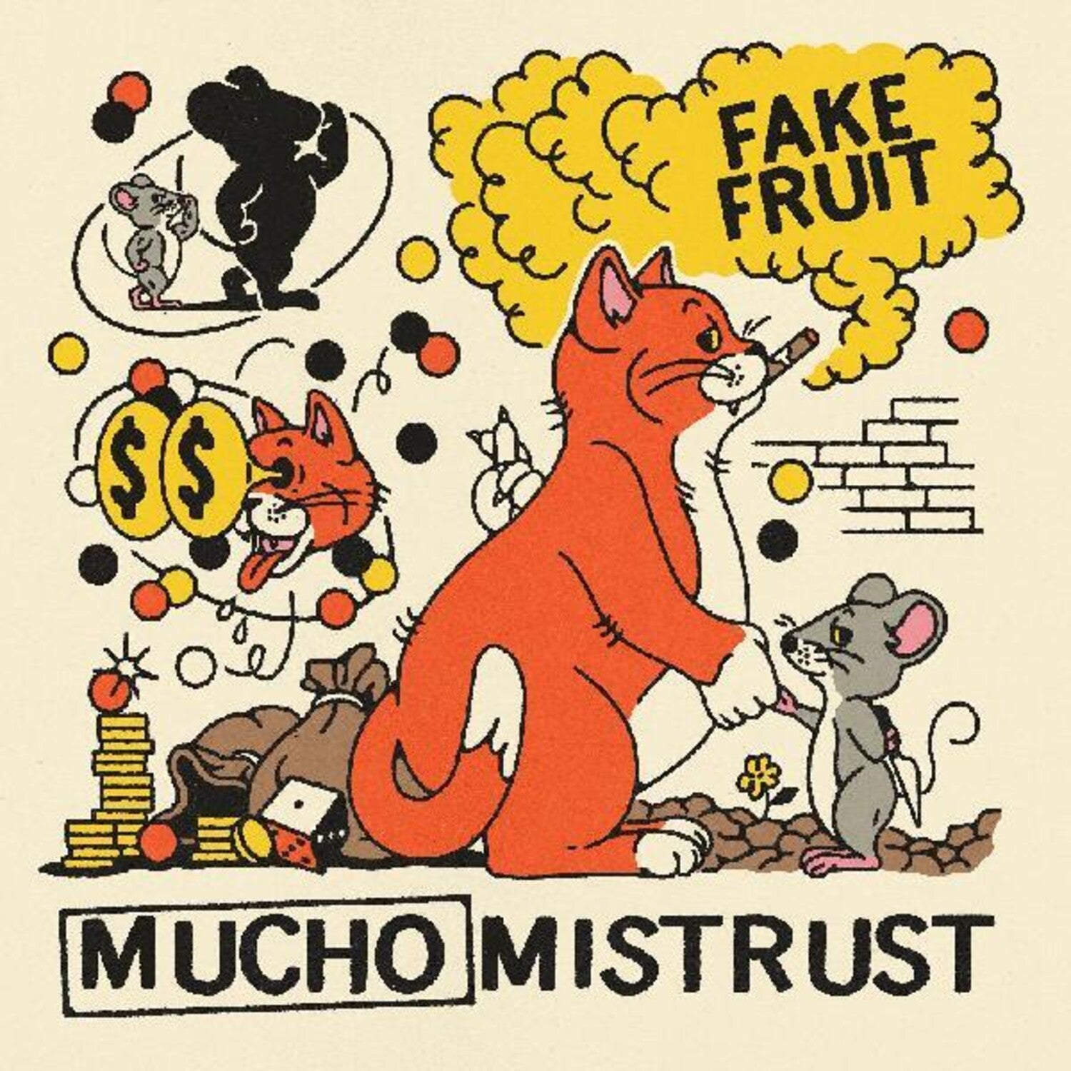 Fake Fruit - Mucho Mistrust (Orange Vinyl)