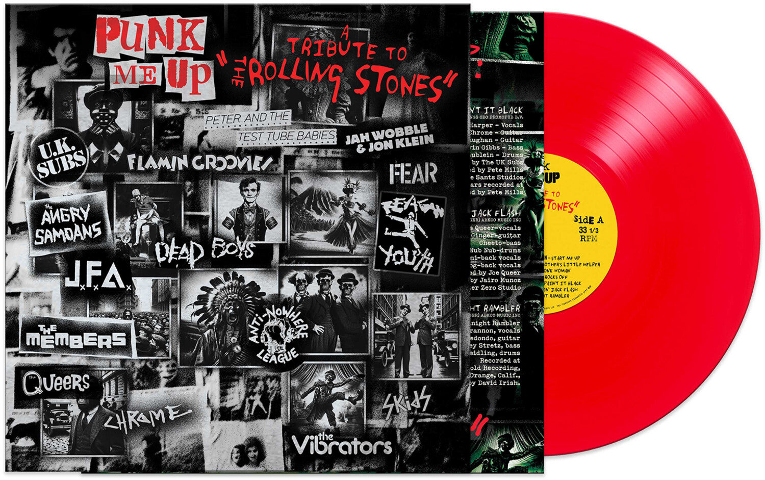 Various Artists - Punk Me Up: A Tribute To The Rolling Stones (Red Vinyl)