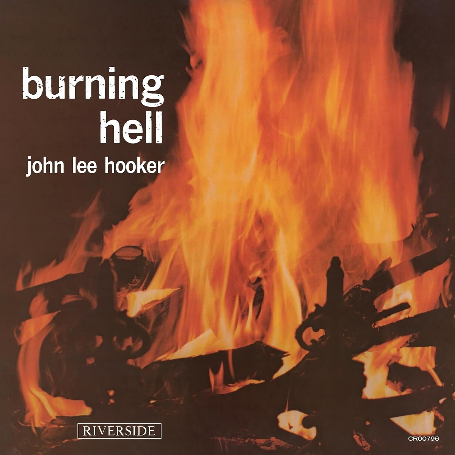 John Lee Hooker - Burning Hell (Bluesville Acoustic Sounds Series) (CD) — CD album cover