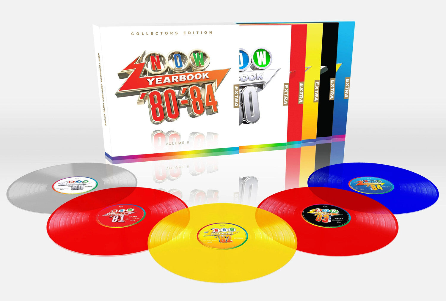 Various Artists - Now Yearbook 1980-1984: Vinyl Extra Vol. 2 / Various - Colored Vinyl Boxset 5xLP