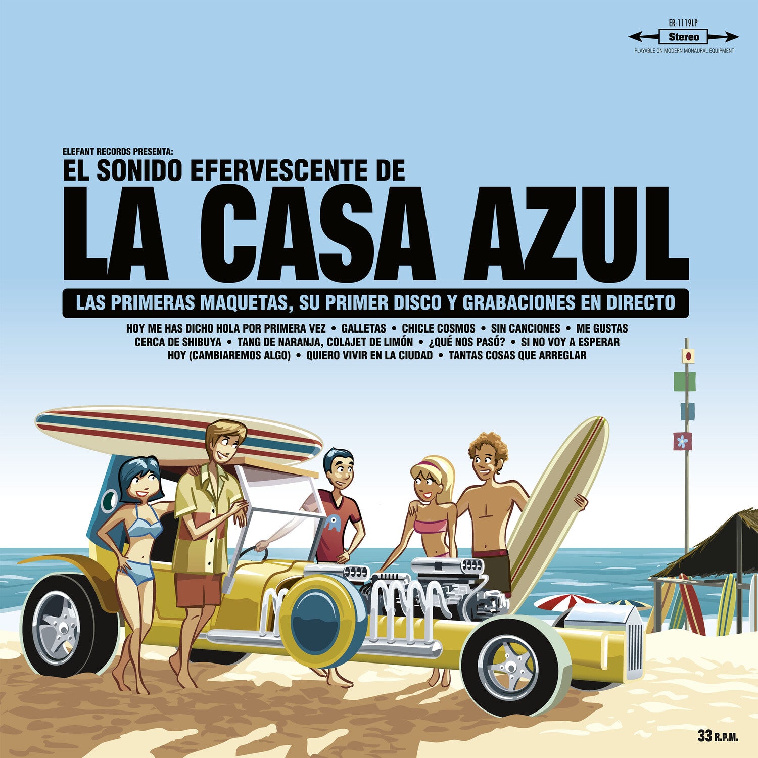 La Casa Azul - El Sonido Efervescente De La Casa Azul 2xLP (Blue Vinyl)