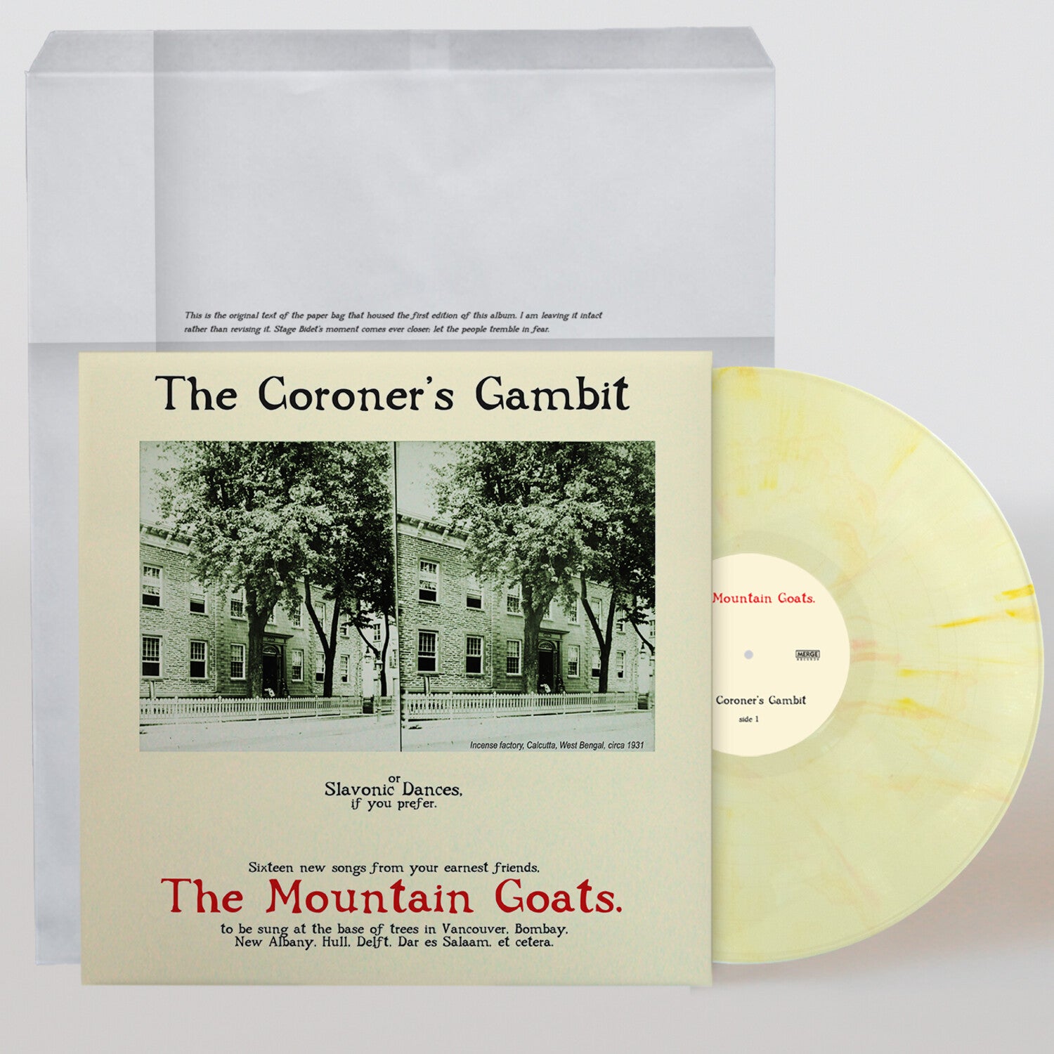 Mountain Goats - Coroner's Gambit - Kandy Korn Hybrid Yellow (Yellow Vinyl)
