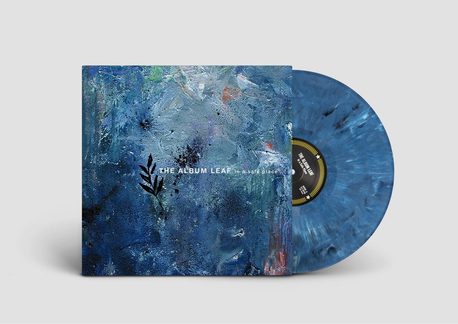 Album Leaf - In a Safe Place - Blue Black White Mix (Blue Vinyl)