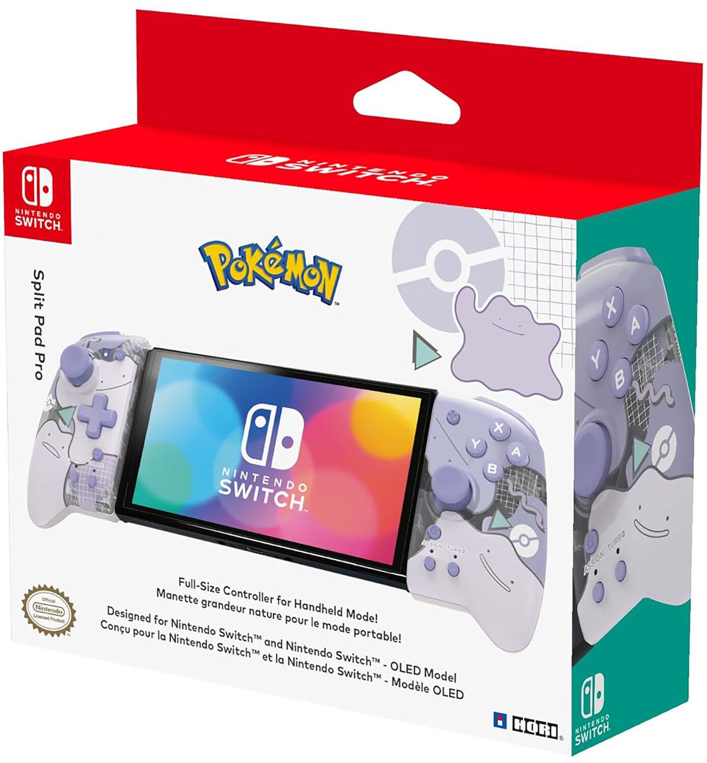 Switch Accessory: Controller - HORI Split Pad Pro - Ditto: Officially Licensed by Nintendo