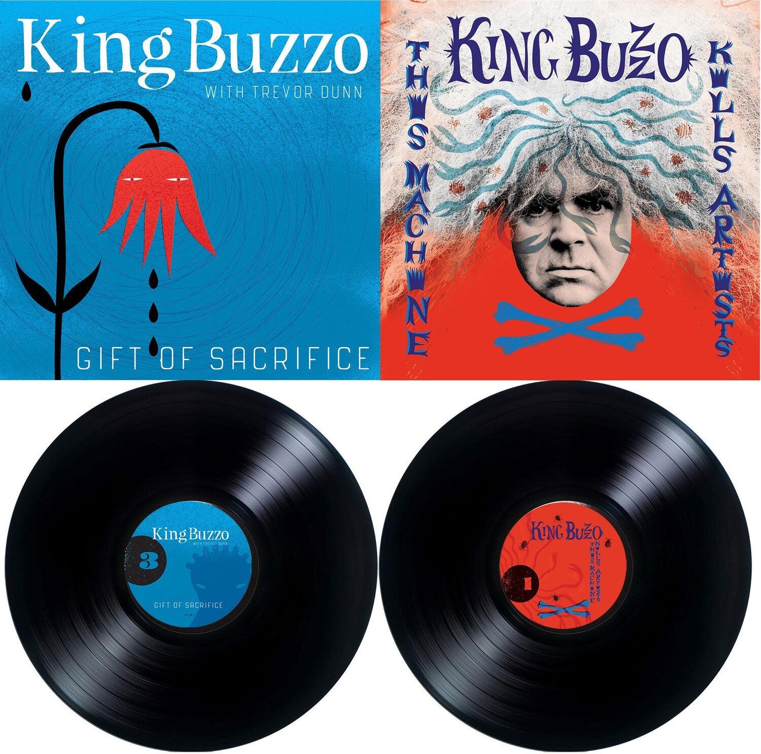 King Buzzo - This Machine Kills Artists + Gift Of Sacrifice 2xLP