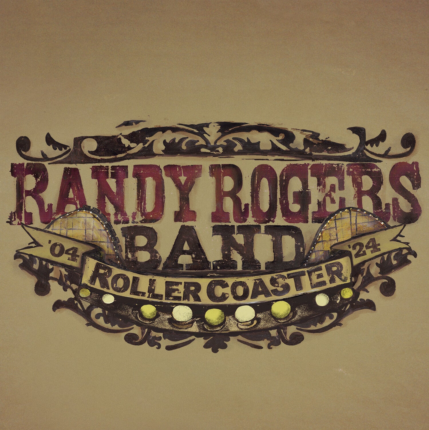 Randy Band Rogers - Rollercoaster 2xLP (Red Vinyl)
