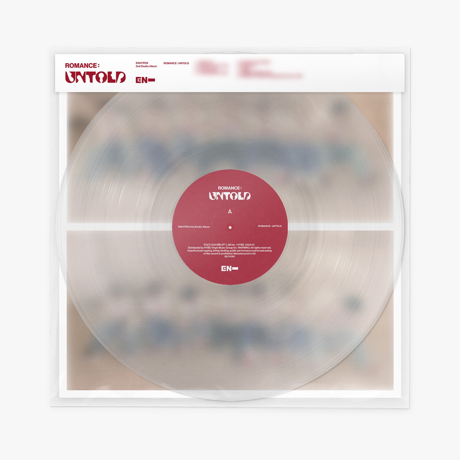 ENHYPEN - Romance: UNTOLD (Clear Vinyl)