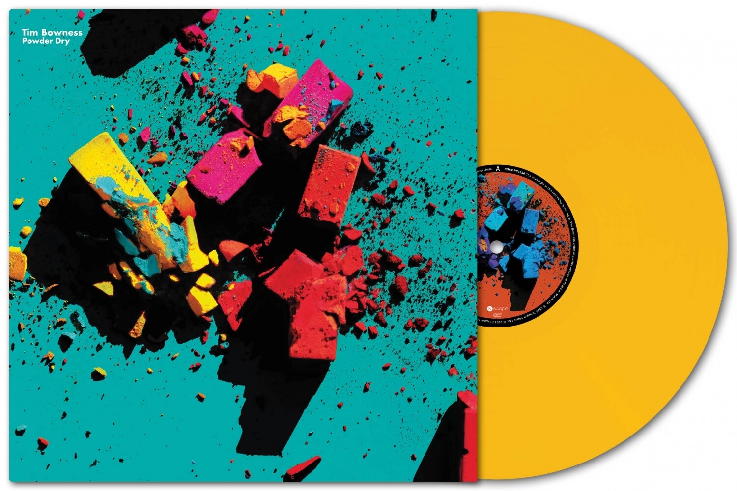 Tim Bowness - Powder Dry - 140gm Yellow Vinyl (Yellow Vinyl)