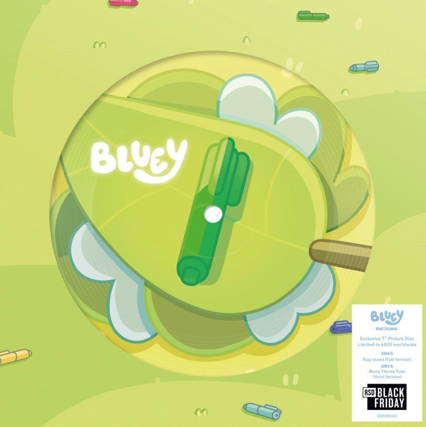 Bluey - Rug Island / Bluey Theme Tune - Limited Picture Disc 7-Inch (Limited Edition)