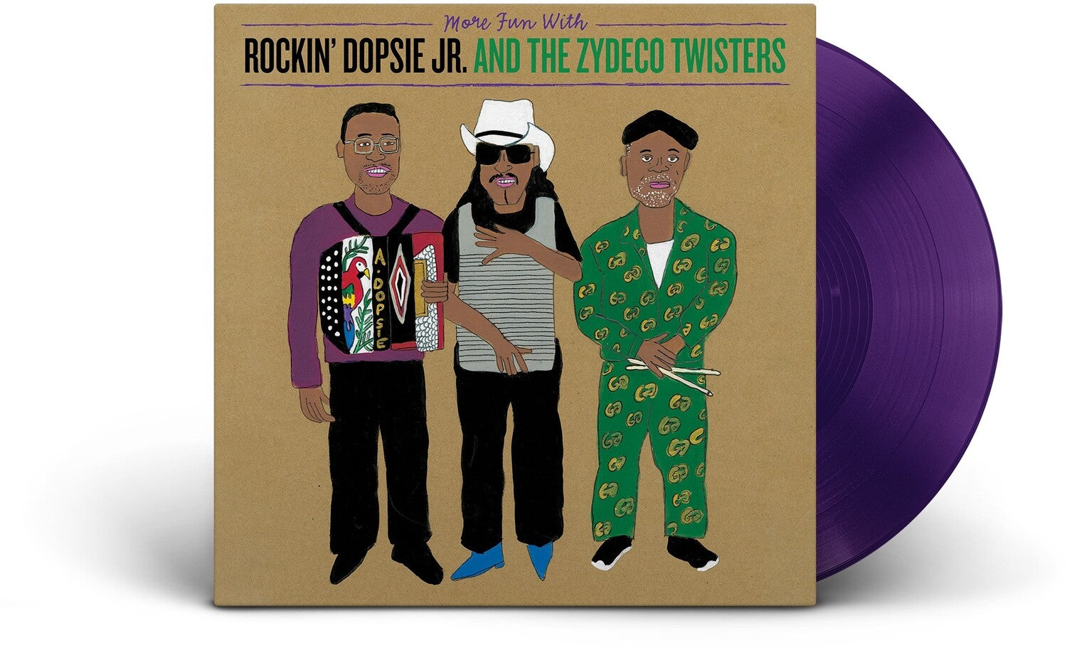 Rockin & Zydeco Twisters Dopsie Jr. - More Fun With Rockin' Dopsie Jr. & The Zydeco Twisters (Clear Vinyl)