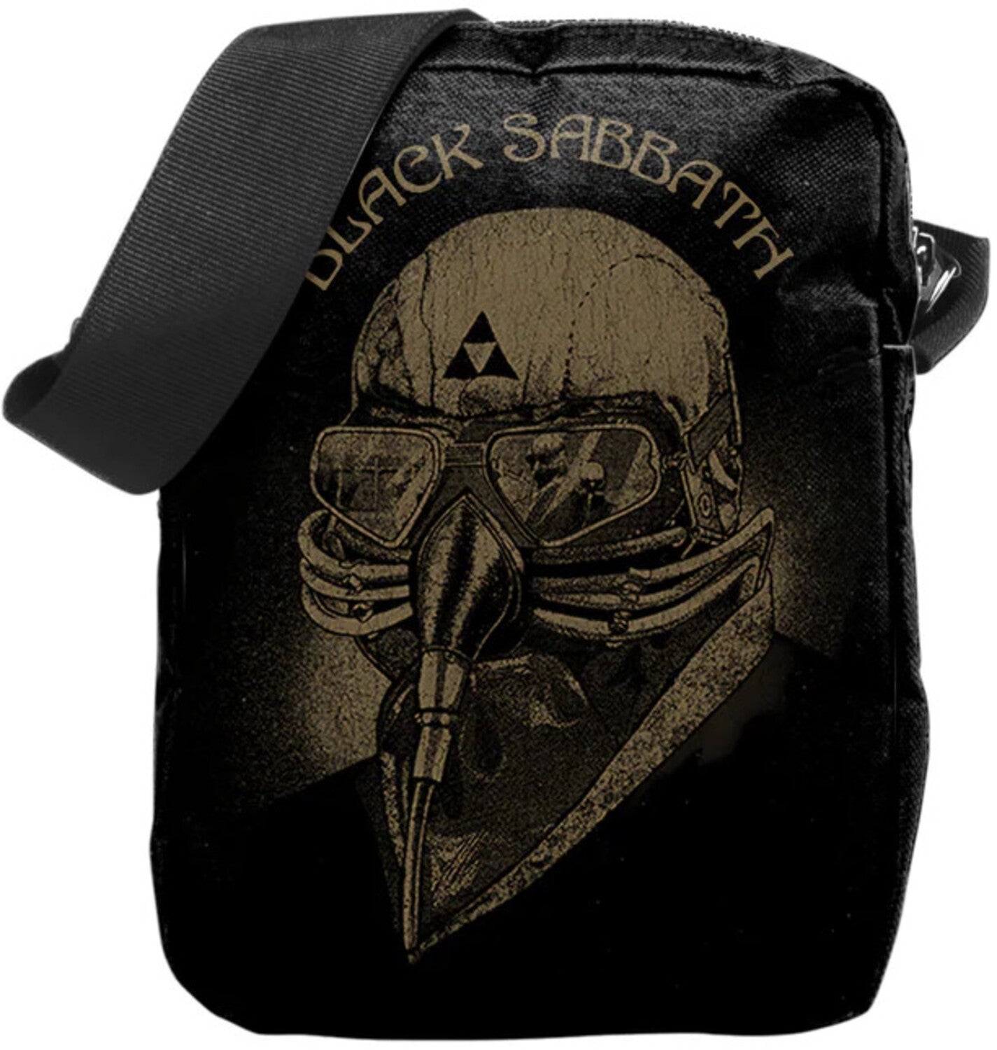 Rocksax - Black Sabbath - Never Say Die Tour Logo - Crossbody Bag with Stash Pockets