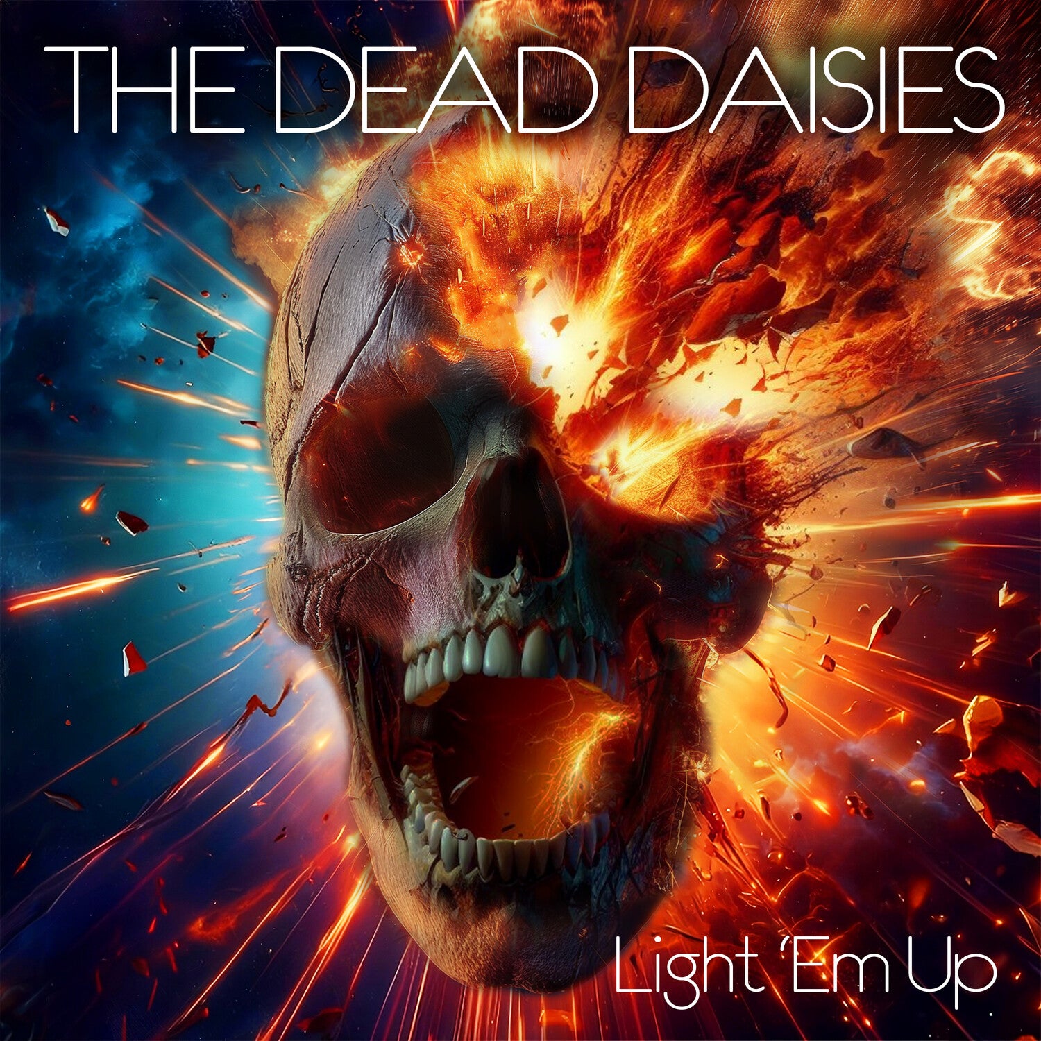 Dead Daisies - Light 'Em Up - Marbled Orange/Red (Orange Vinyl)