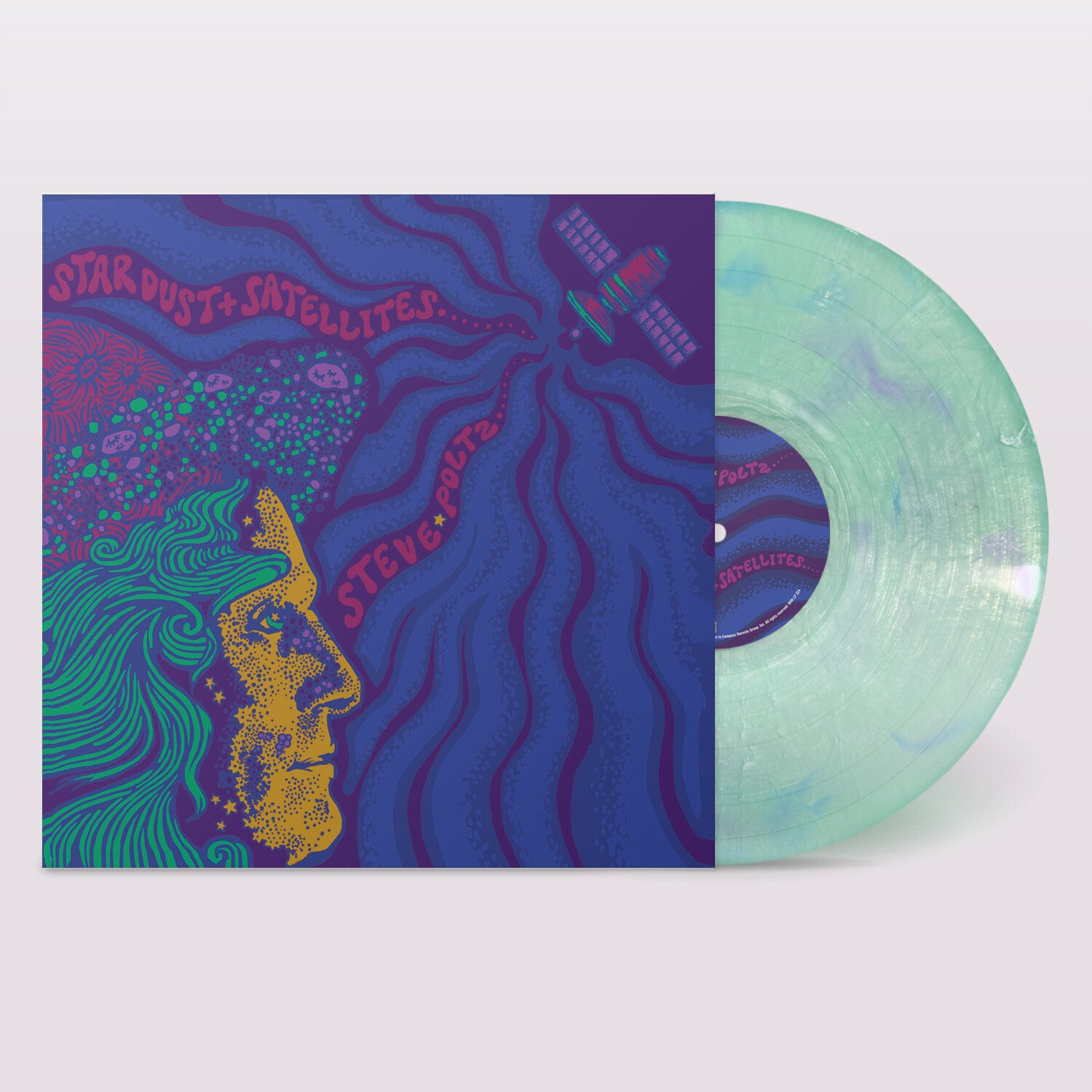 Steve Poltz - Stardust and Satellites - Coke-Bottle Cosmic Swirl (Limited Edition)