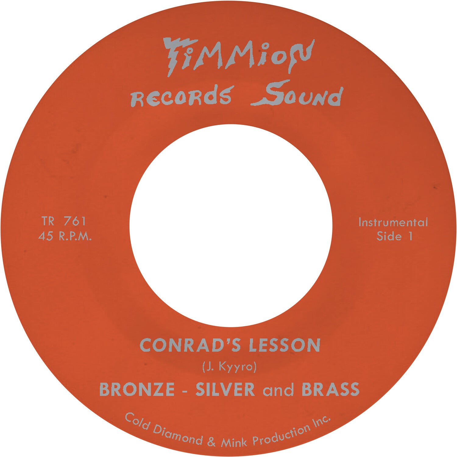 Bronze Silver & Brass - Conrad's Lesson - Transparent Red (Red Vinyl)