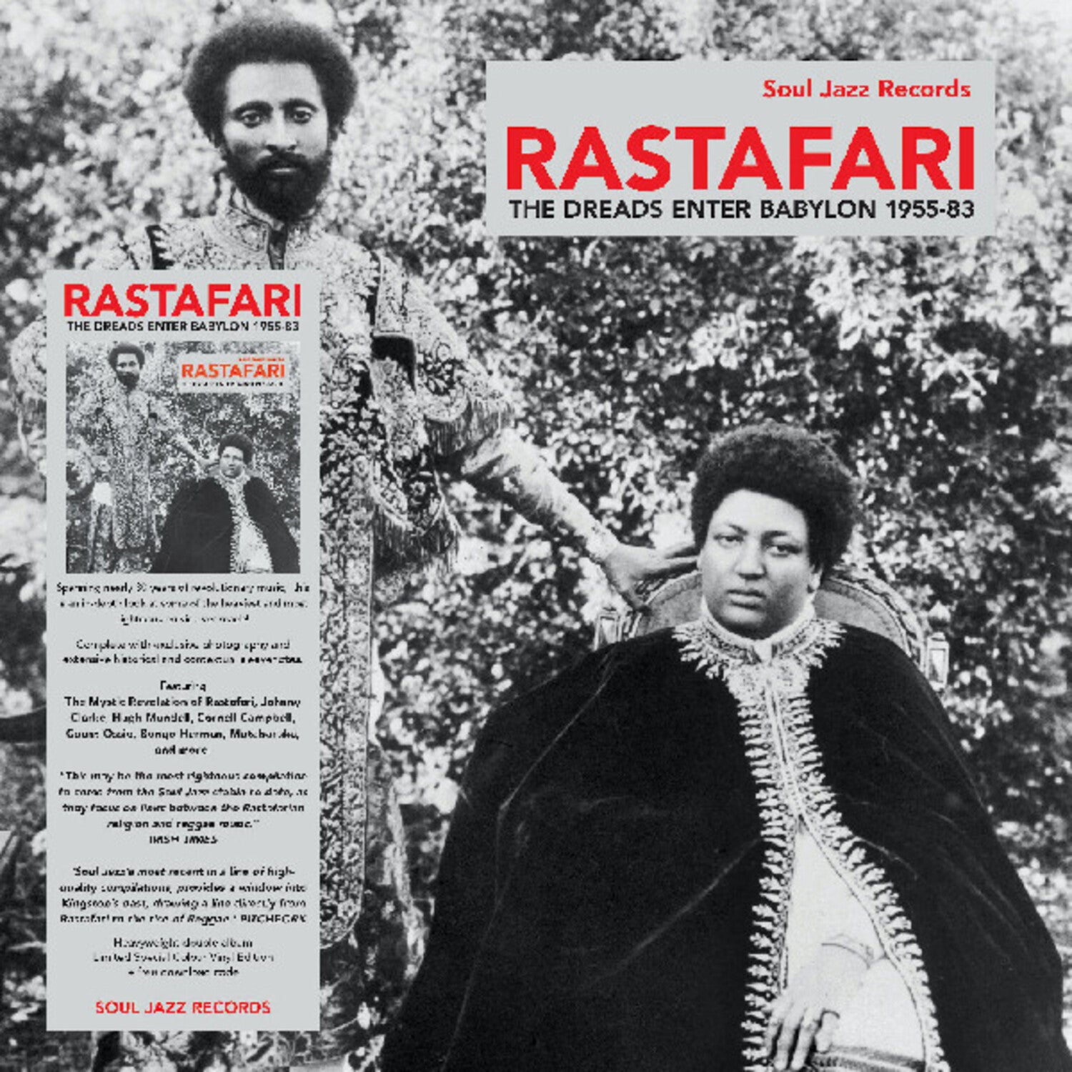 Soul Jazz Records Presents - Rastafari - The Dreads Enter Babylon 1955-83 2xLP (Blue Vinyl)