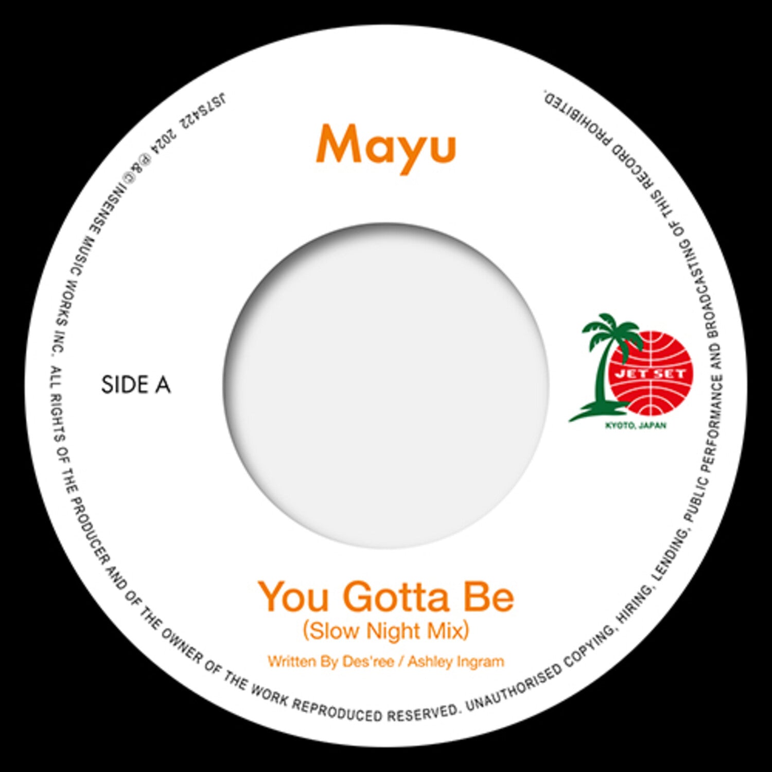 Mayu - You Gotta Be (Slow Night Mix) / Eh Eh (Nothing Else I Can Say) (Lovers)