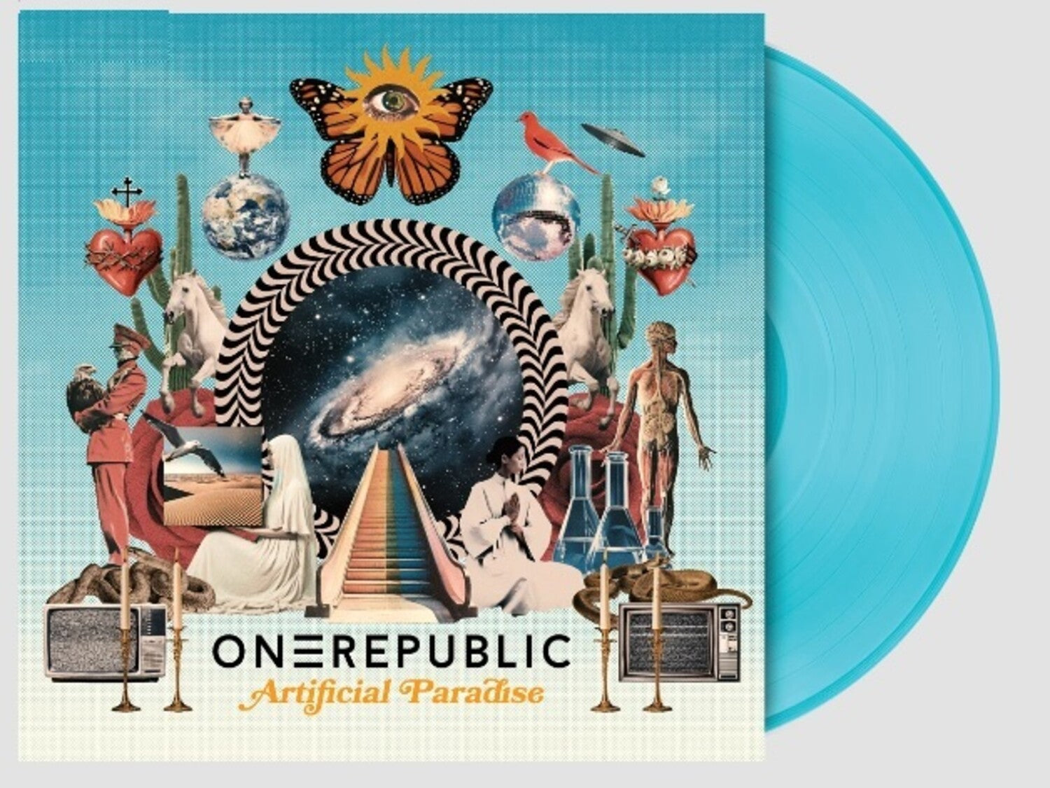 OneRepublic - Artificial Paradise - Limited 'Sea Breeze' Blue Colored Vinyl with Alternate Cover Artwork (Blue Vinyl)