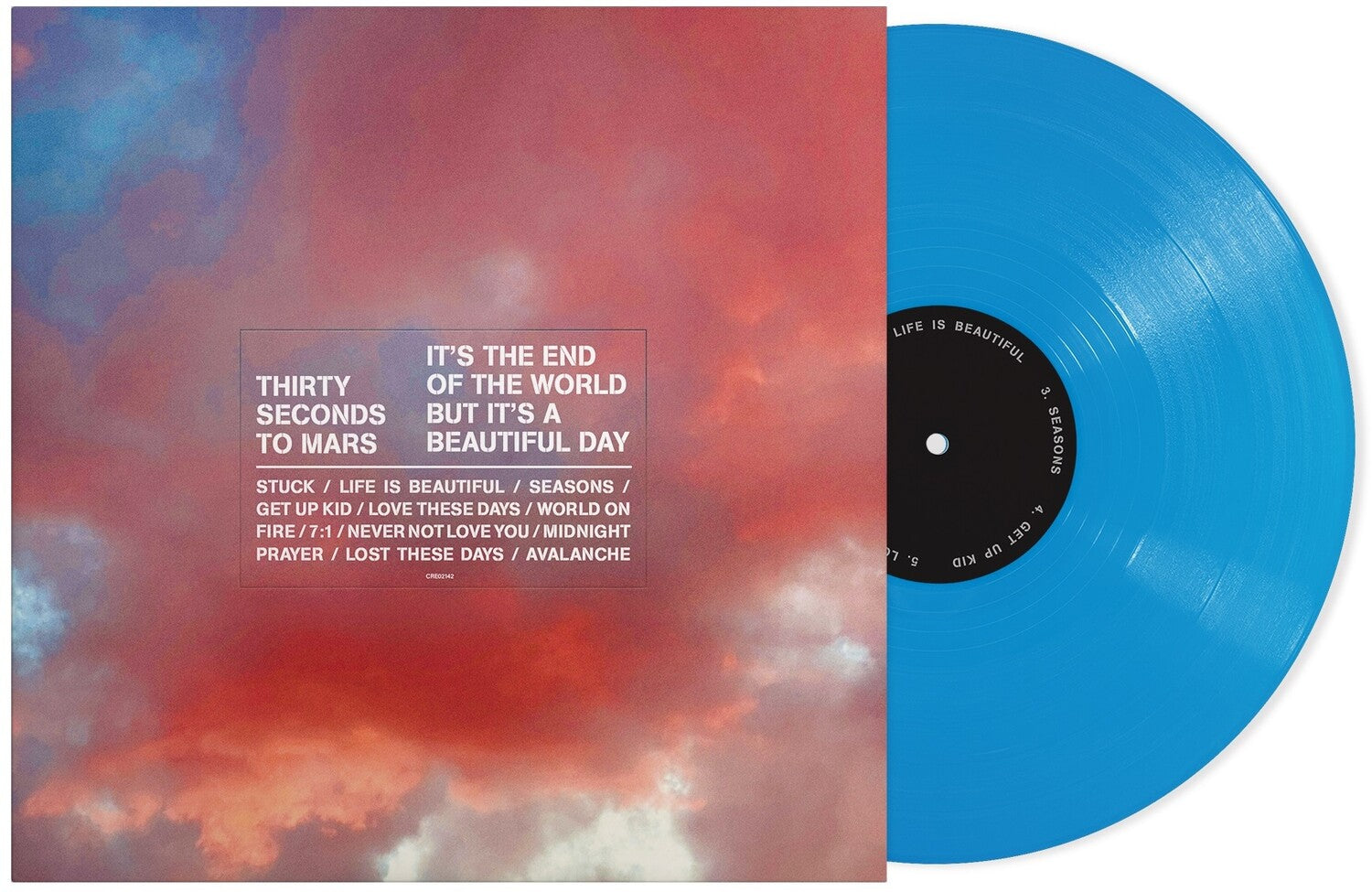 Thirty Seconds to Mars - It's The End Of The World But It's A Beautiful Day (Blue Vinyl)