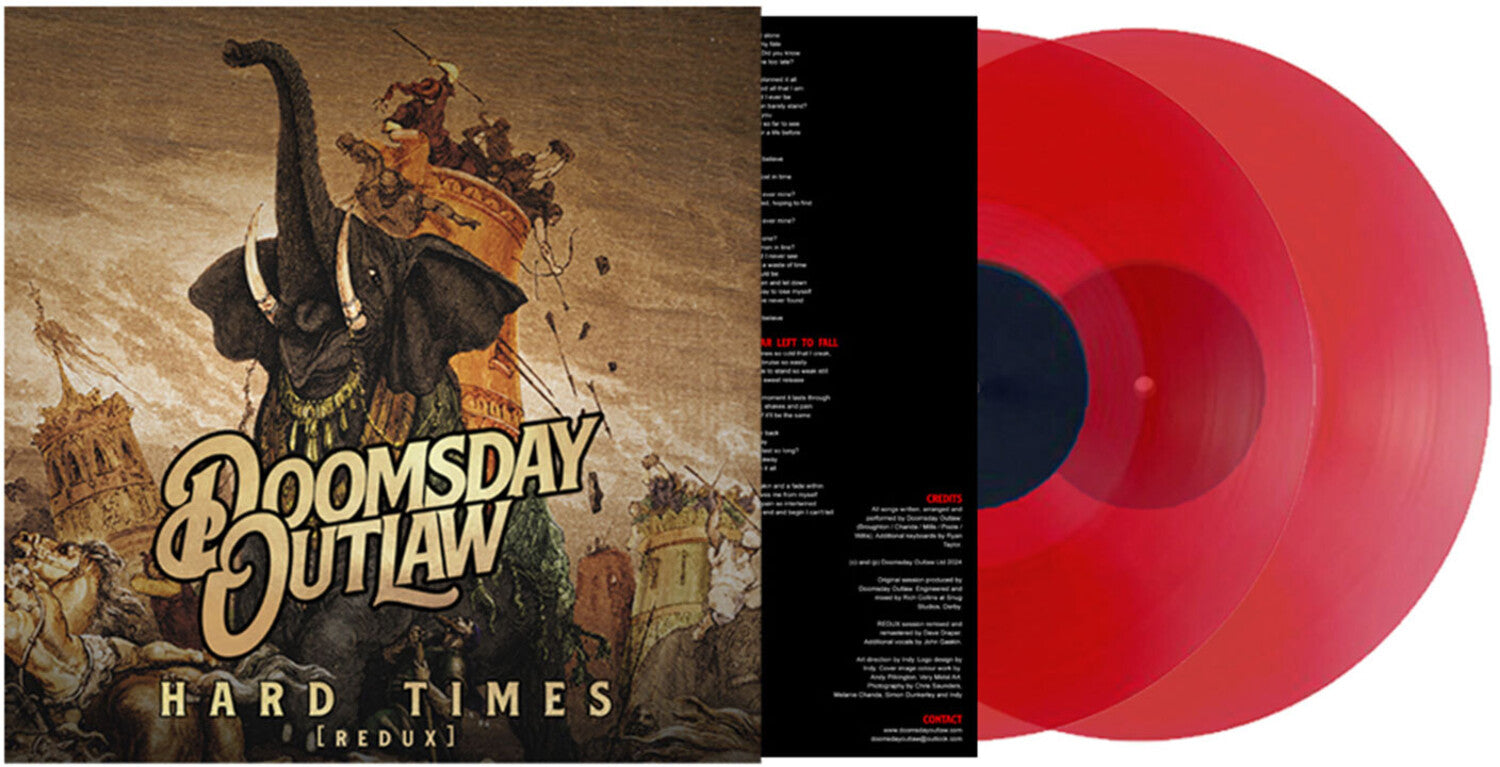 Doomsday Outlaw - Hard Times 2xLP (Red Vinyl)