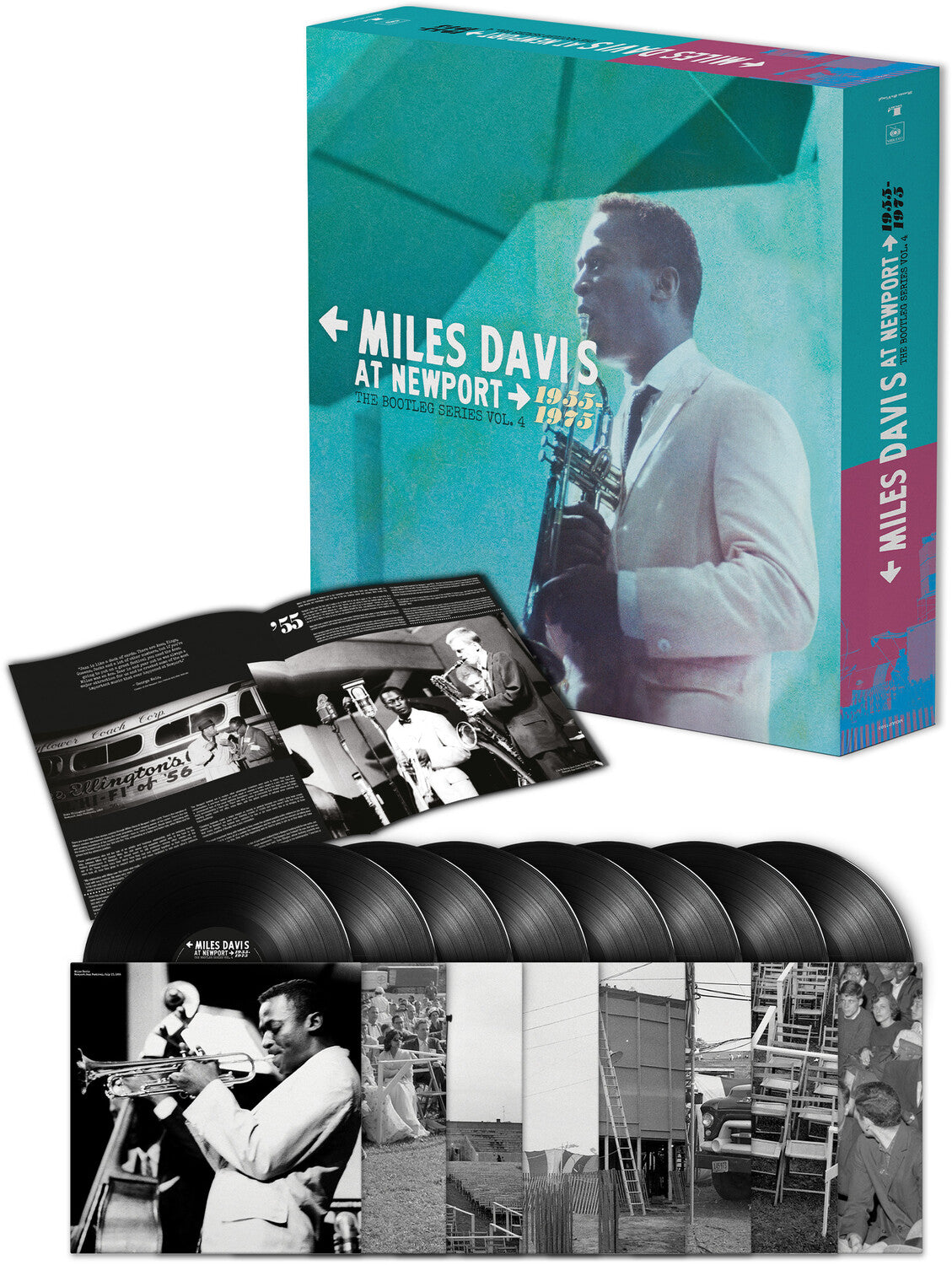 Miles Davis - Miles At Newport 1955-1975 (Bootleg Series 4) - Deluxe 180-Gram Black Vinyl Boxset 8xLP (Deluxe)