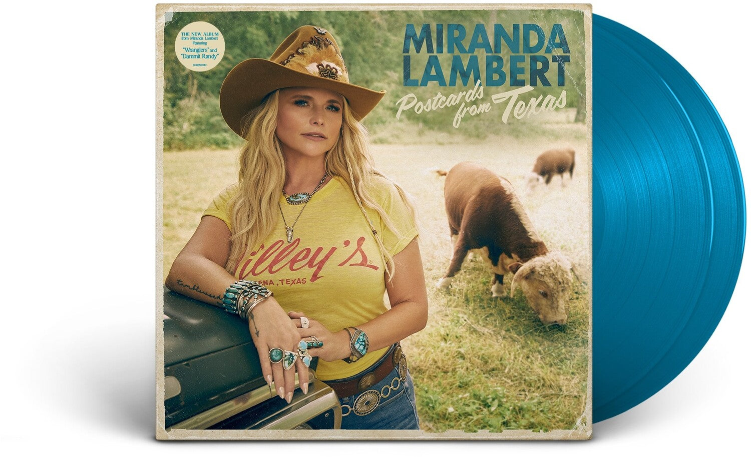 Miranda Lambert - Postcards From Texas 2xLP (Blue Vinyl)