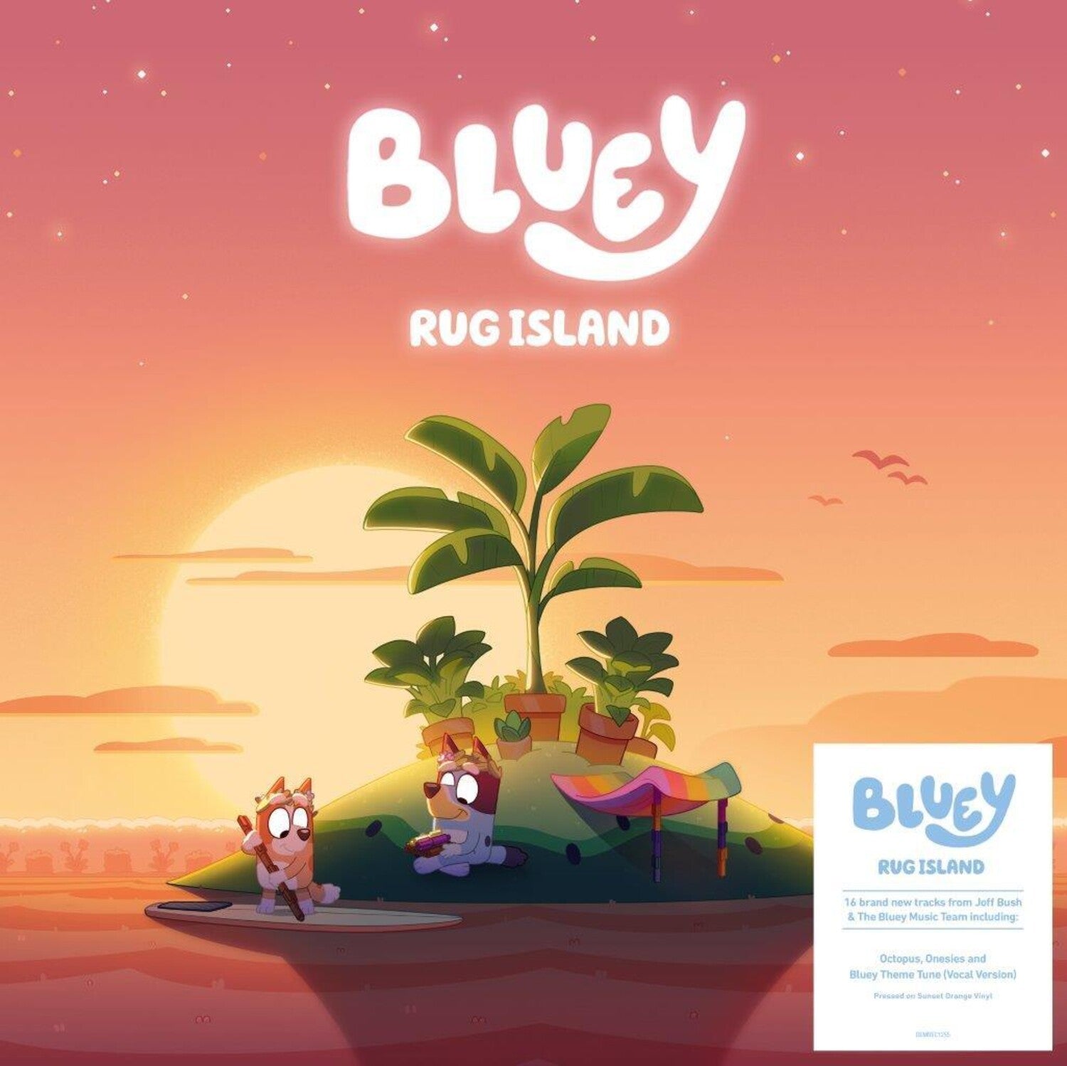 Bluey - Rug Island - Sunset Orange Colored Vinyl (Orange Vinyl)