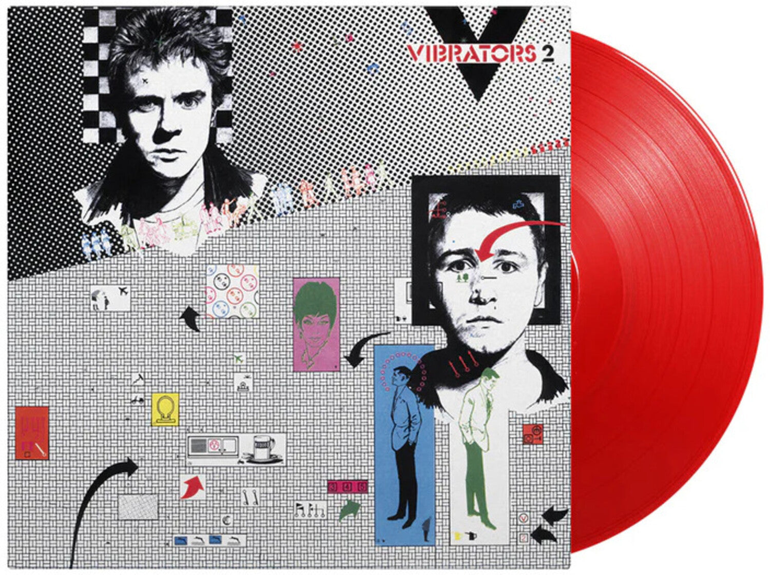 Vibrators - V2 - Limited 180-Gram Translucent Red Colored Vinyl (Red Vinyl)