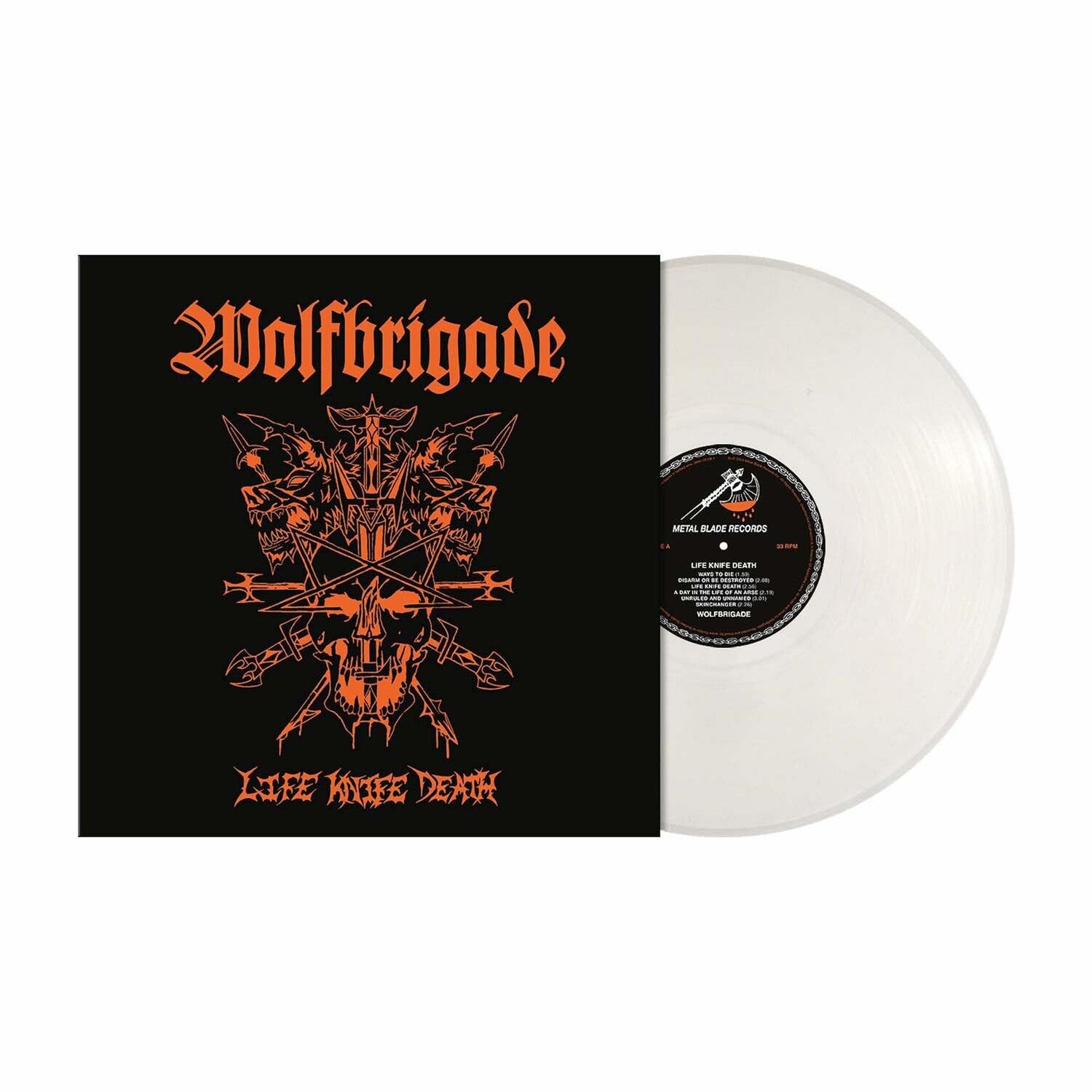 Wolfbrigade - Life Knife Death (White Vinyl)