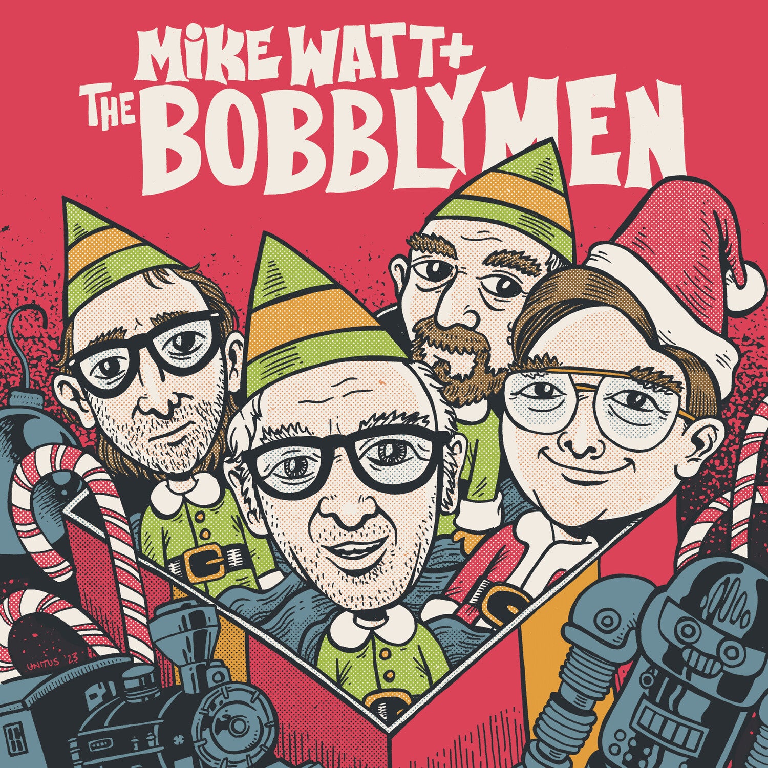 Mike Watt & the Bobblymen - Surfin' with the Claus (White Vinyl)