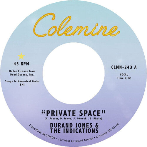 DURAND & THE INDICATIONS JONES - Private Space / Sea of Love