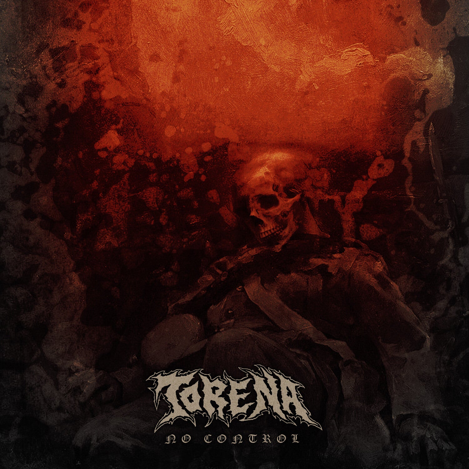 Torena - No Control - Half Bone/Half Transparent Red (White Vinyl)