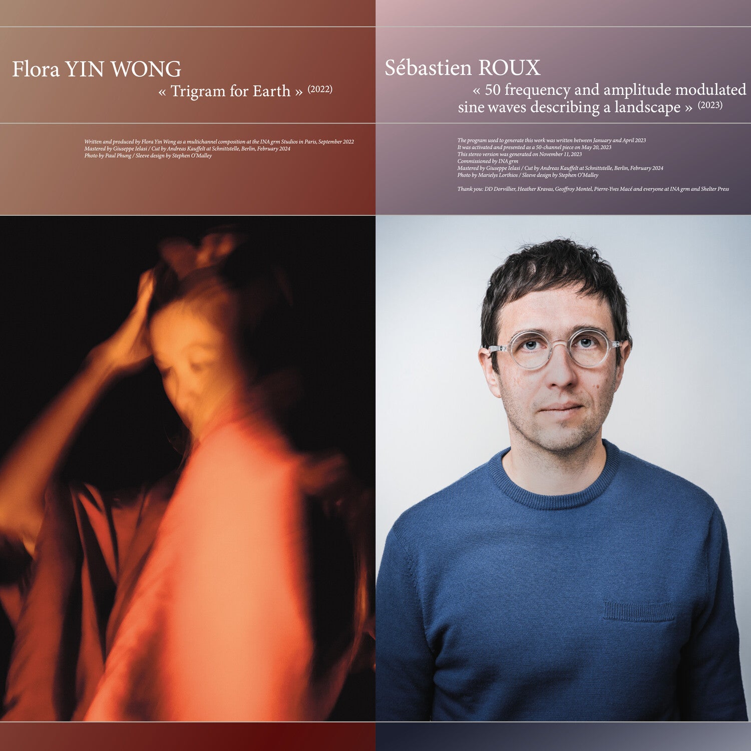Flora Yin Wong / Sebastien Roux - 50 frequency & amplitude modulated sine waves describing a landscape / Trigram for Earth