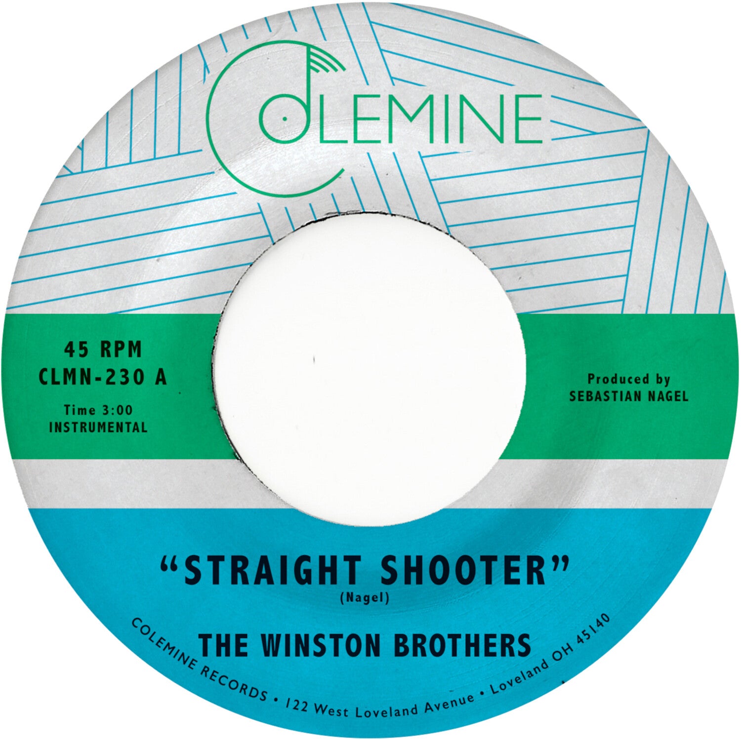 Winston Brothers - Straight Shooter / Island Travel (Blue Vinyl)