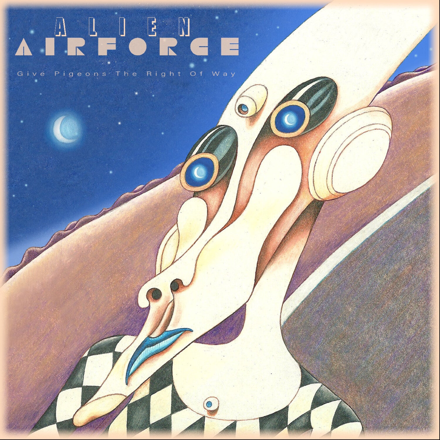 Alien Airforce - Give Pigeons The Right Of Way (Blue Vinyl)