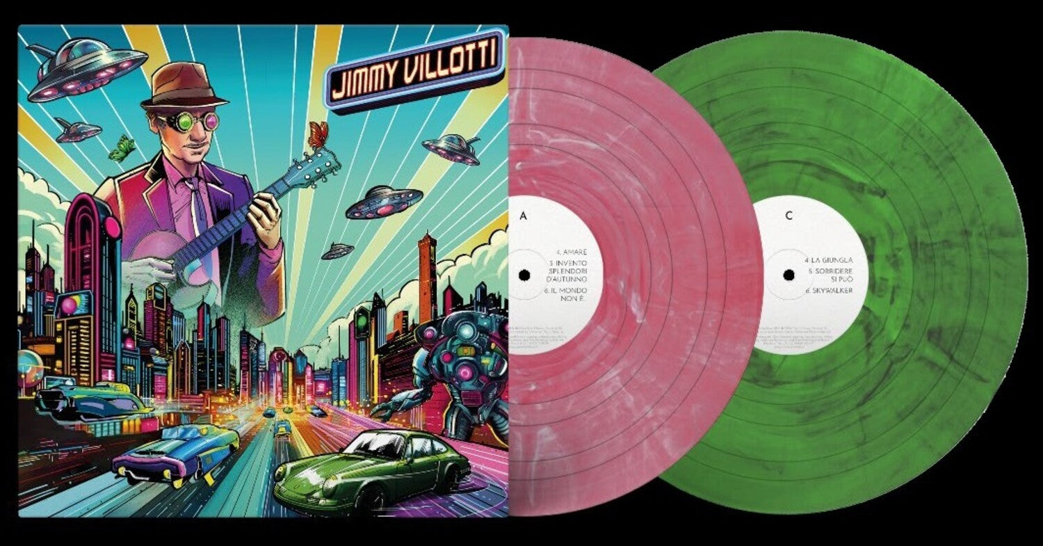 Jimmy Villotti - Pink & Green Marble Vinyl 2xLP (Pink Vinyl)