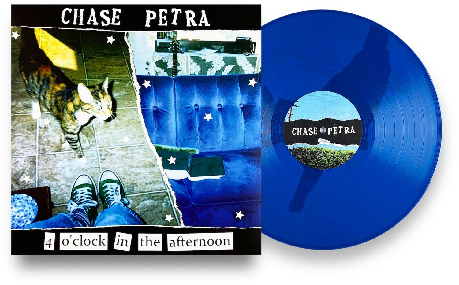 Chase Petra - 4 O'Clock in the Afternoon - Blue Marble (Blue Vinyl)