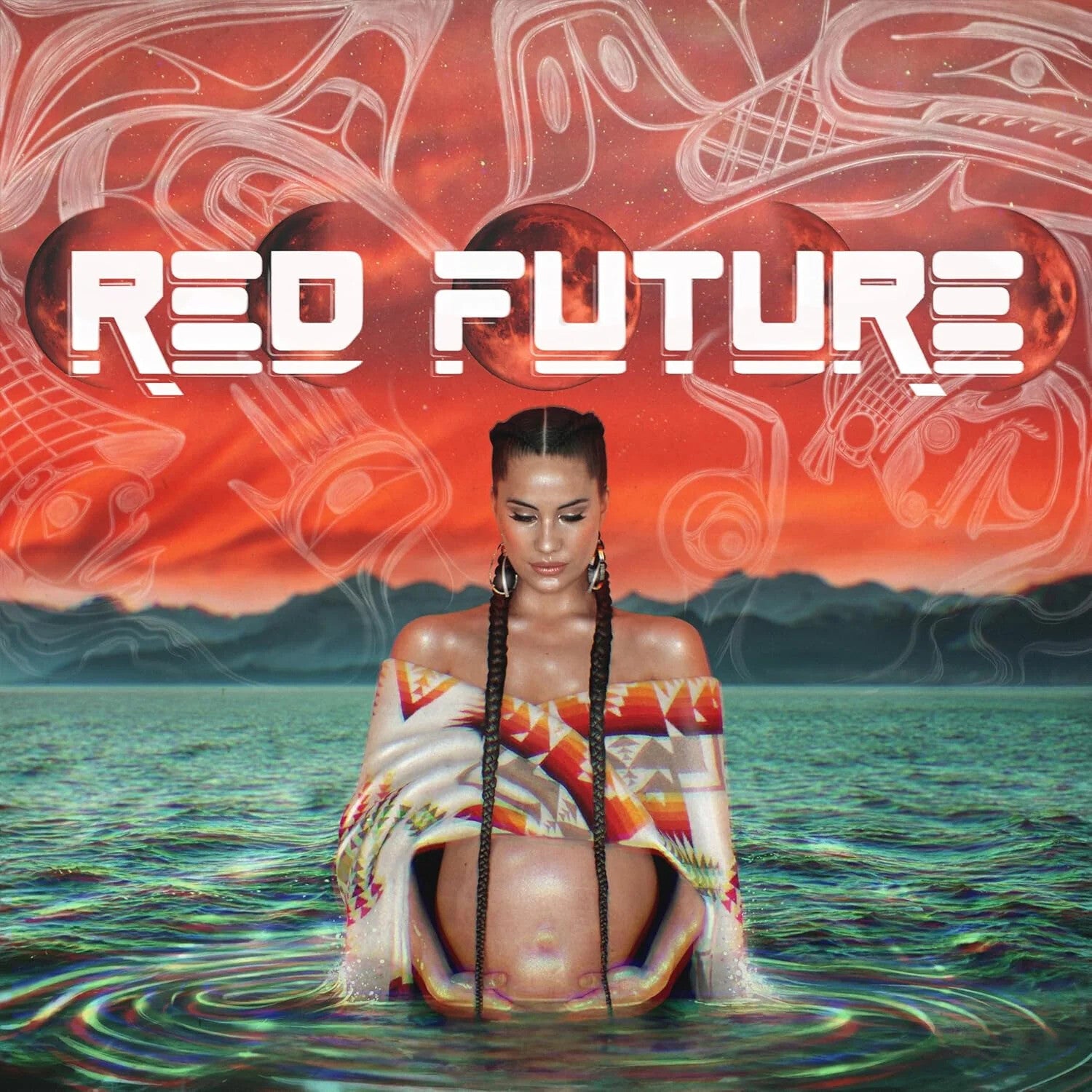 Snotty Nose Rez Kids - Red Future - Limited Translucent Turquoise Colored Vinyl 2xLP (Turquoise Vinyl)