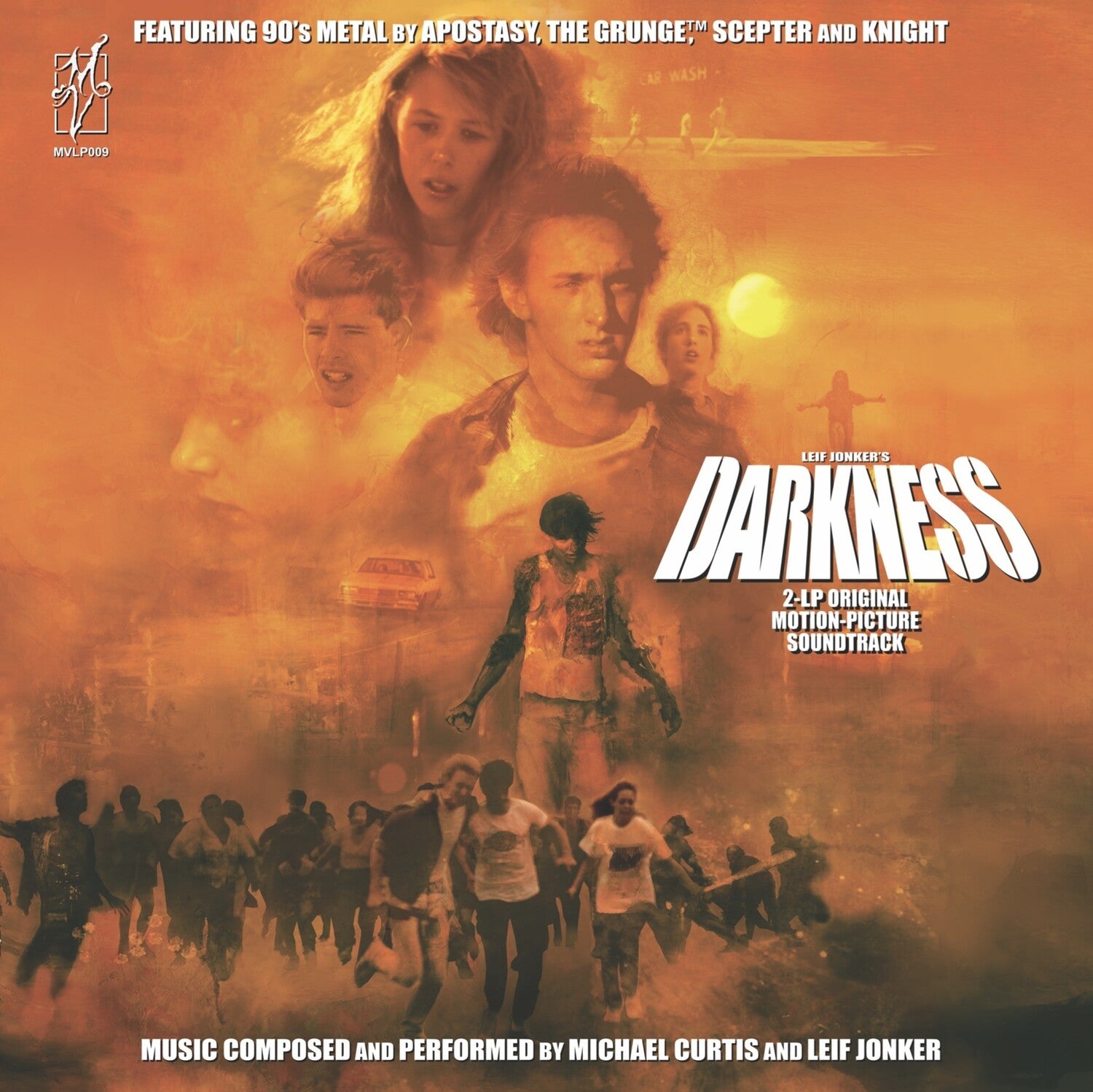 Michael Curtis - Leif Jonker's Darkness (Original Soundtrack) 2xLP (Clear Vinyl)