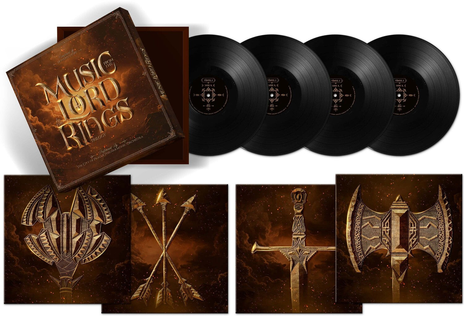 City of Prague Philharmonic Orchestra - The Music From Lord of the Rings - Boxset 4xLP (Limited Edition)