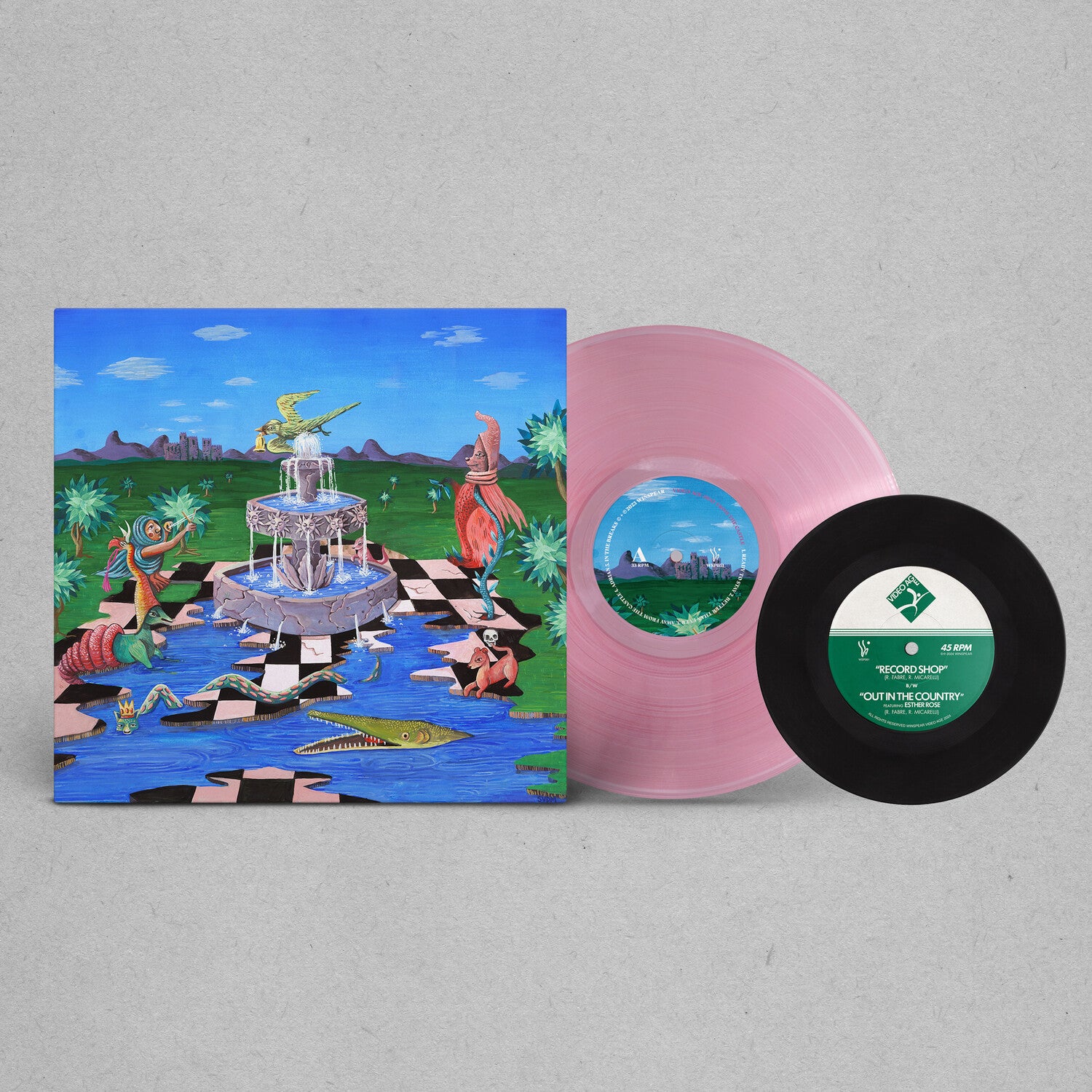 Video Age - Away From the Castle - Pink Deluxe 2xLP (Pink Vinyl)