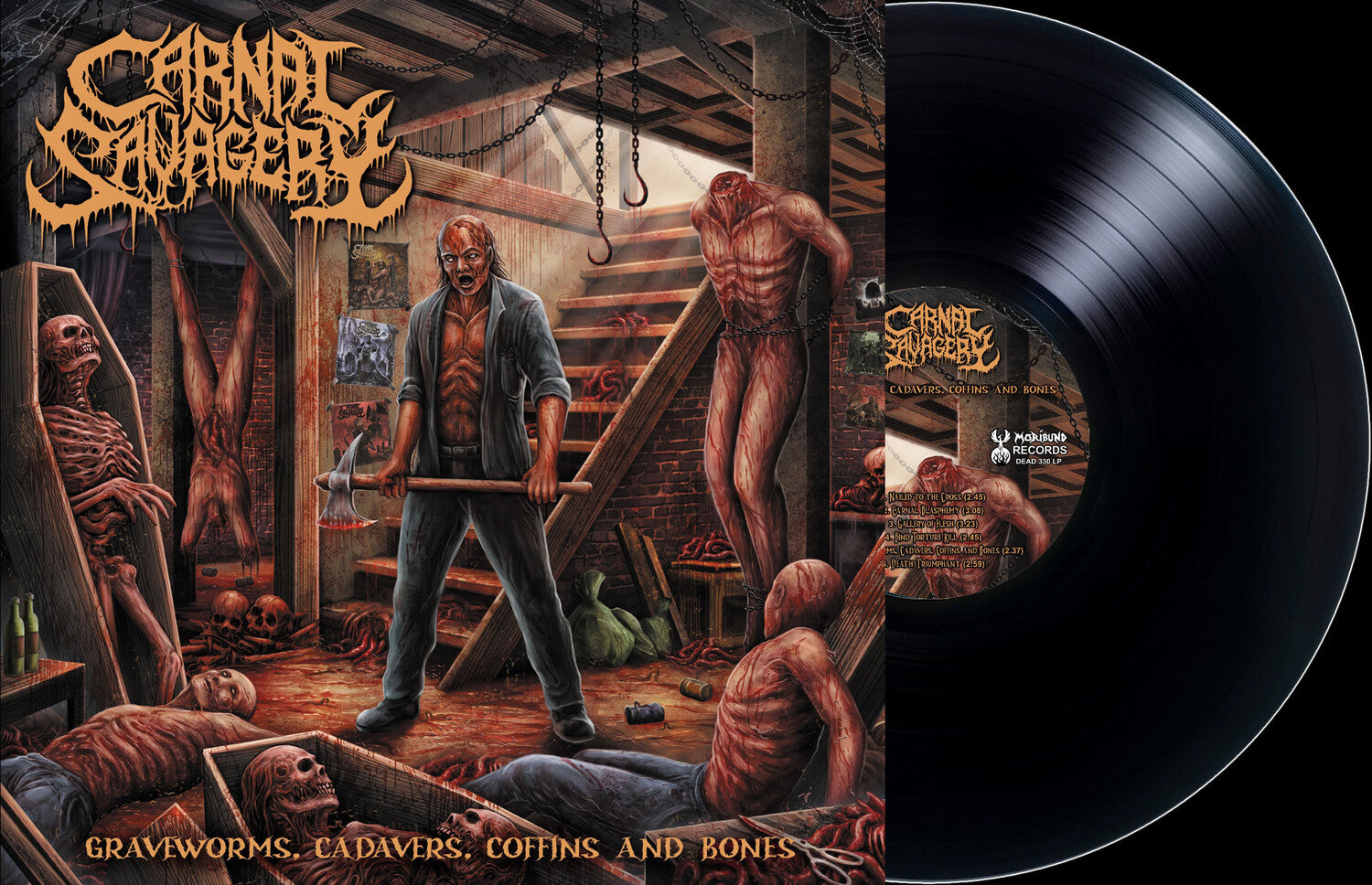 Carnal Savagery - Graveworms, Cadavers, Coffins and Bones (Limited Edition)