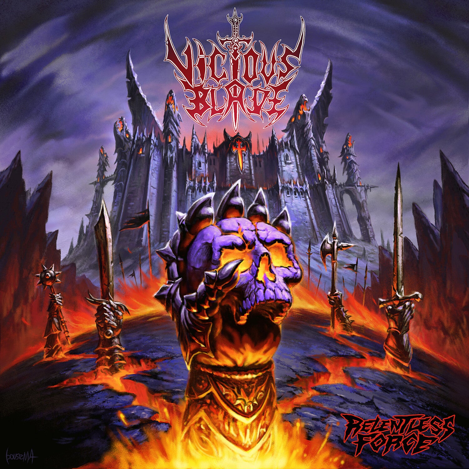 Vicious Blade - Relentless Force (Purple Vinyl)