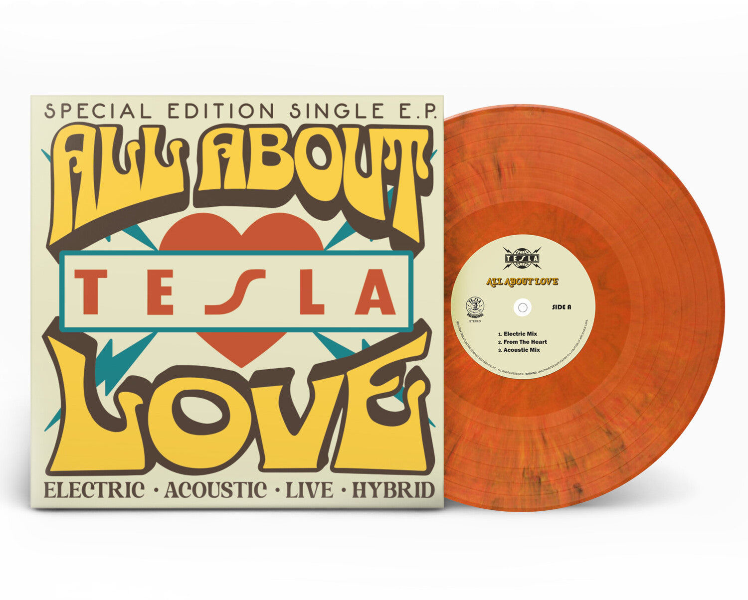 Tesla - All About Love (Orange Vinyl)