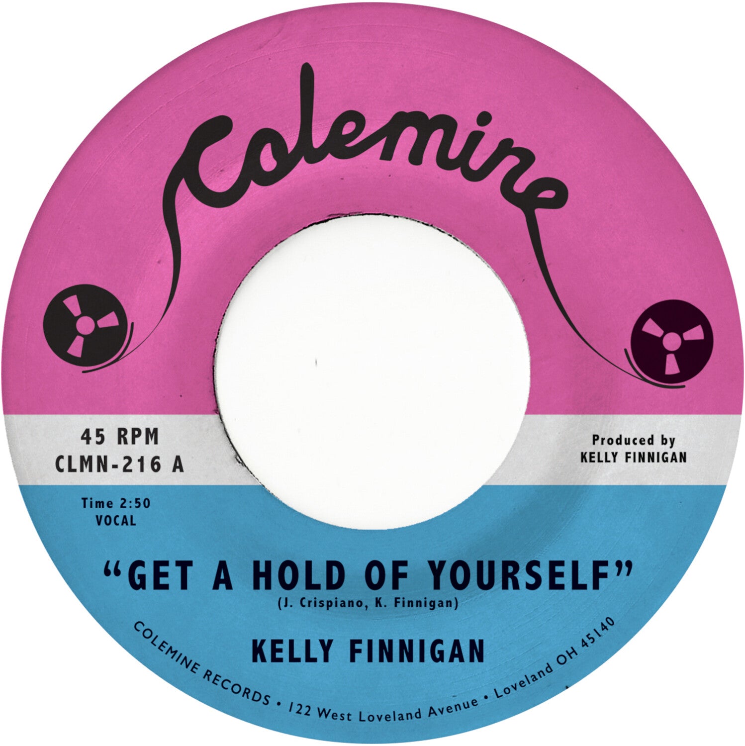 Kelly Finnigan - Get a Hold of Yourself / It Hurst Me So Much (Gray Vinyl)